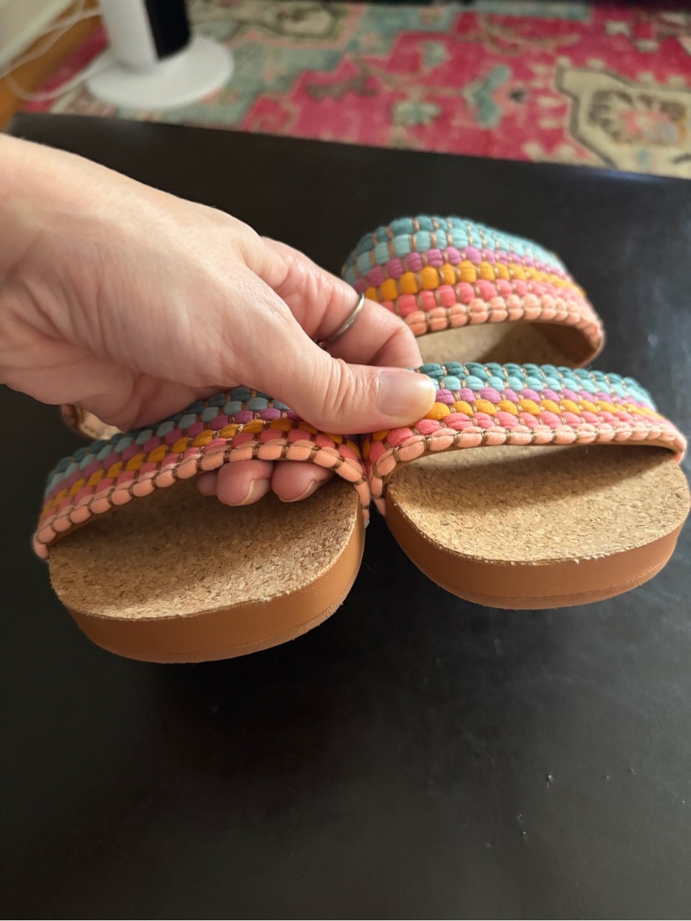 Reef Cushion Vista Arch Support Sandals Size 8 Sherbet Multi - Picture 6 of 8